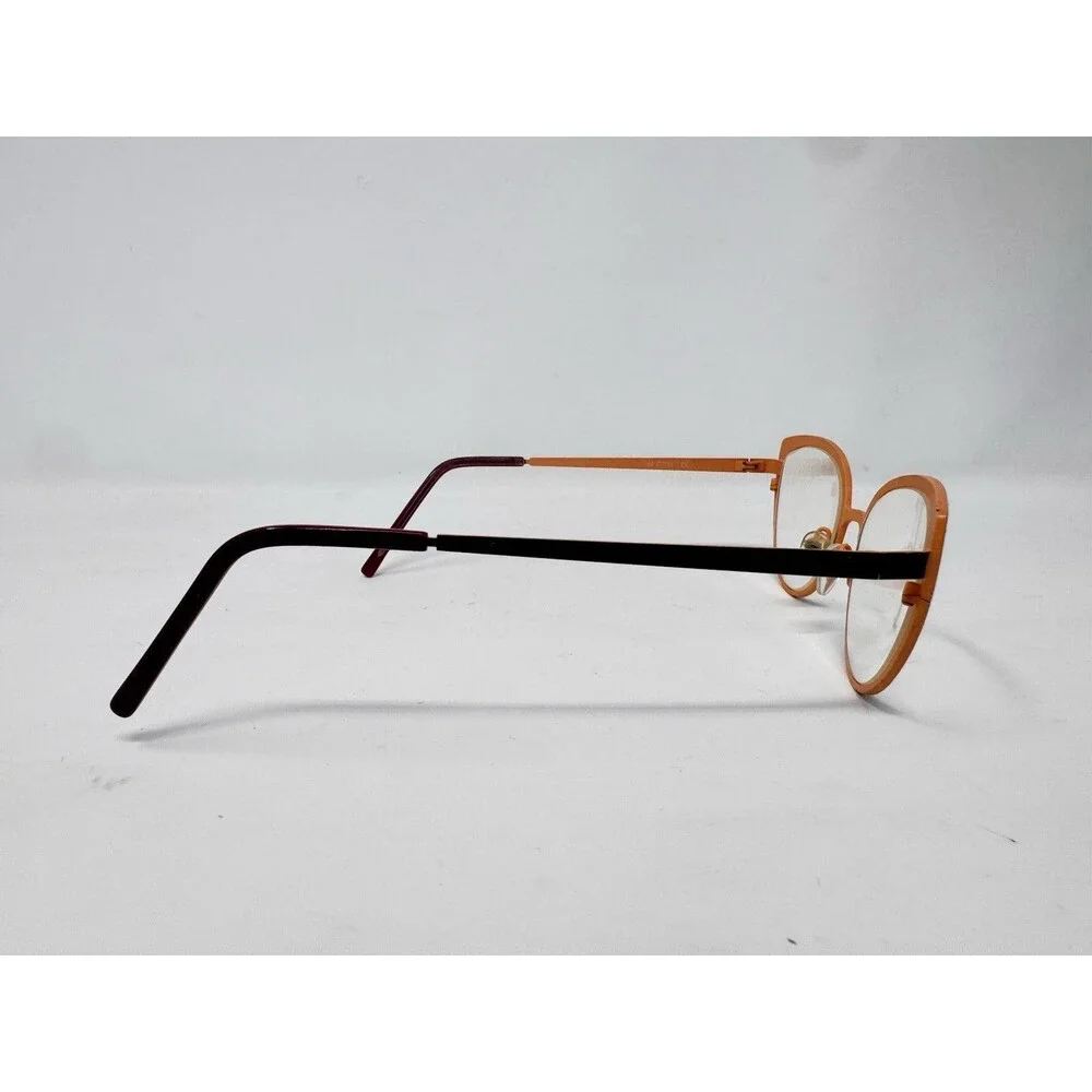 NW 77th Duck GOOZE Eyeglass Frames Only 51-17-140 Burgundy Orange